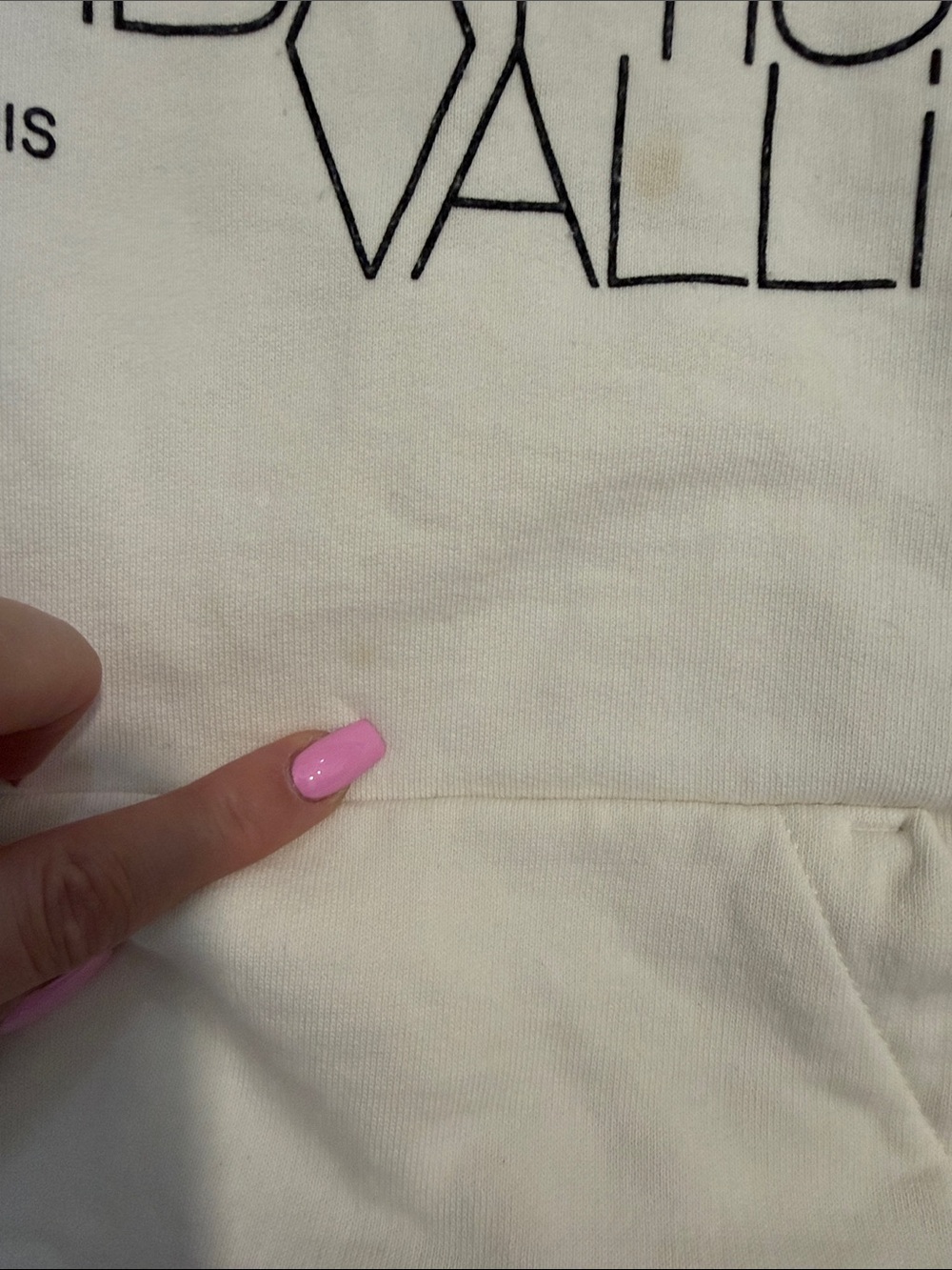 Giambattista Valli Cream Logo Hoodie - Picture 5 of 5